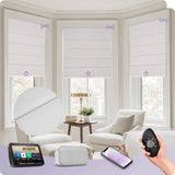 Graywind Electric Roman Blinds | Blackout Series