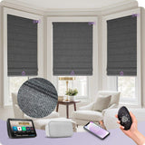 Graywind Electric Roman Blinds | Blackout Series