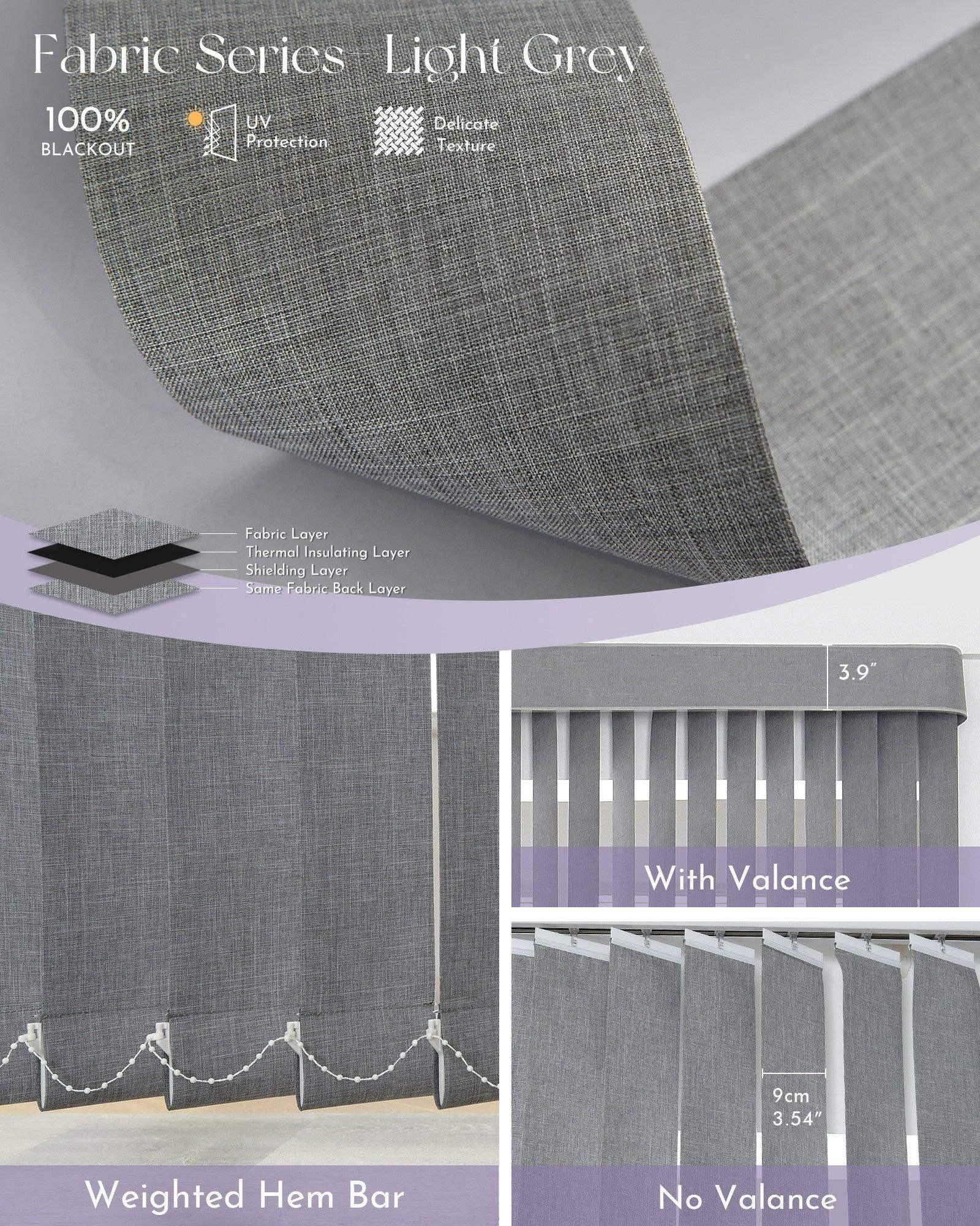 Graywind Electric Vertical Blinds | Blackout Series | Customizable