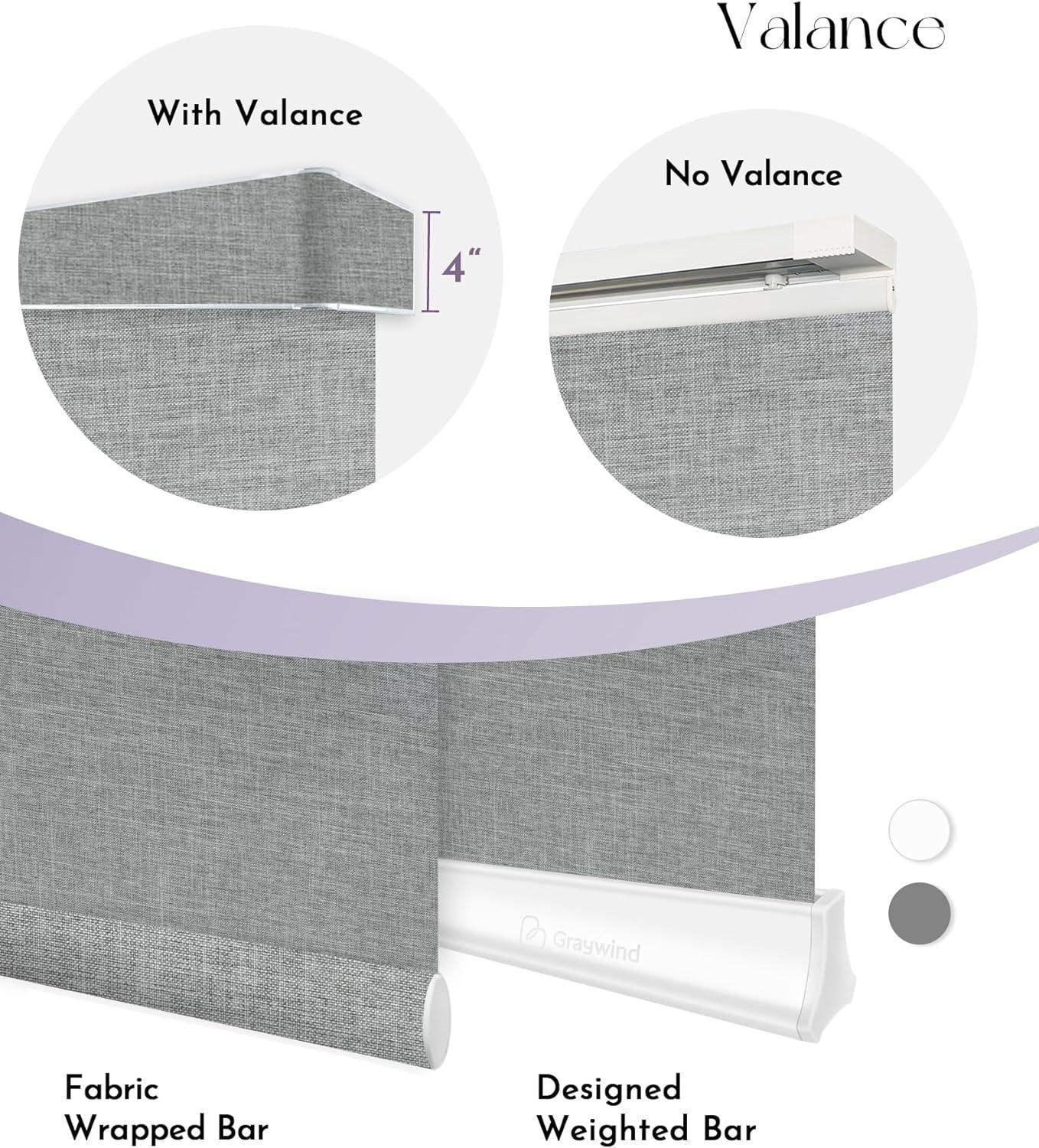 Graywind Electric Blackout Panel Blinds | Fabric Series | Custom Width to 177"