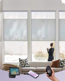 Graywind Electric Pleated Conservatory Blinds | Light Filtering Series