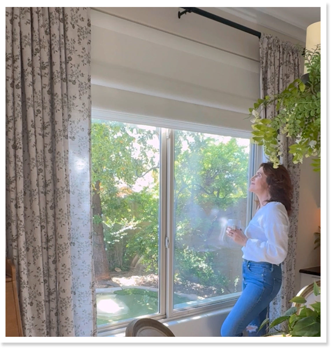 roman shade curtains