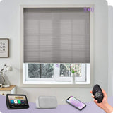 Graywind Electric Zigbee Pleated Blinds | Light Filtering Series