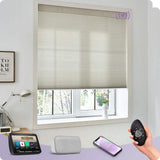 Graywind Electric Zigbee Pleated Blinds | Light Filtering Series