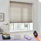 Graywind Electric Zigbee Pleated Blinds | Light Filtering Series