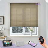 Graywind Electric Zigbee Pleated Blinds | Light Filtering Series