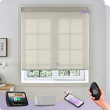 Graywind Electric Zigbee Pleated Blinds | Light Filtering Series
