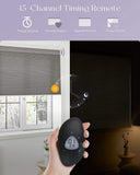 Graywind Electric Zigbee Pleated Blinds | Light Filtering Series