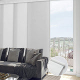 Graywind Manual Panel Track Blinds | Light Filtering Textured Series | Custom to 153" Width