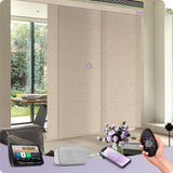 Graywind Electric Light Filtering Panel Blinds | Textured Series | Custom Width to 177"