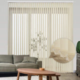 Graywind Manual Vertical Blinds | Light Filtering Textured Series