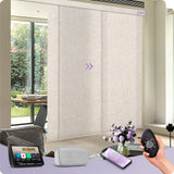 Graywind Electric Light Filtering Panel Blinds | Textured Series | Custom Width to 177"