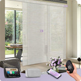 Graywind Electric Light Filtering Panel Blinds | Natural Series | Custom Width to 177"