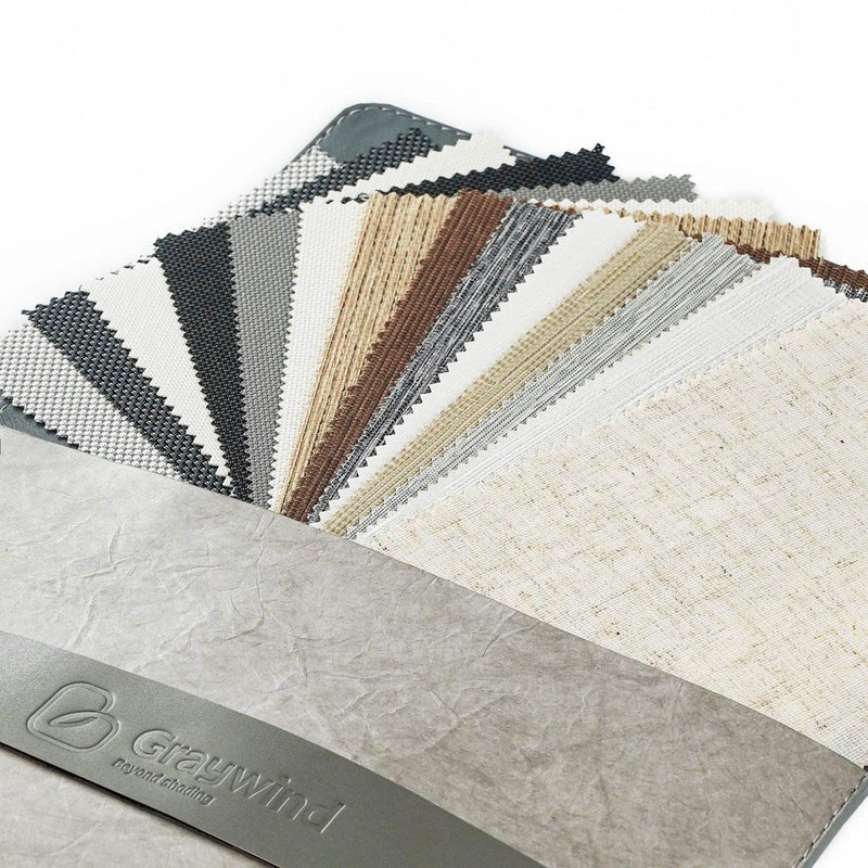 Graywind Light Filtering Roller Blinds Fabric Samples