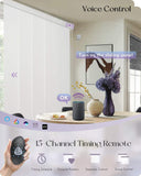 Graywind Electric Light Filtering Panel Blinds | Textured Series | Custom Width to 177"