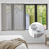 Graywind Manual Vertical Blinds | Light Filtering Waffle Series