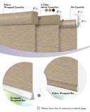 Highly customized details including valance and bottom bar etc make you have more choices.