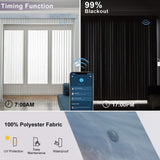 Graywind Electric Blackout Printed Vertical Blinds | Concise Series | Customizable