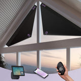 Graywind Electric Angled Blinds | Right Triangle