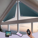 Graywind Electric Angled Blinds | Right Triangle
