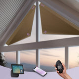 Graywind Electric Angled Blinds | Right Triangle