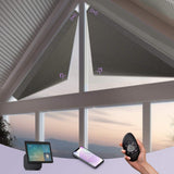 Graywind Electric Angled Blinds | Right Triangle