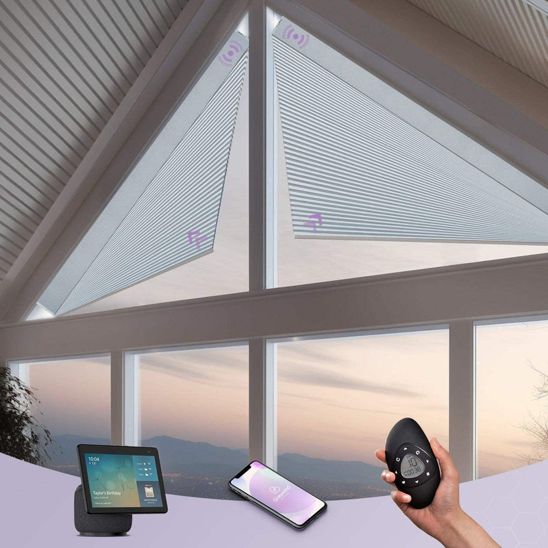 Graywind Electric Angled Blinds | Right Triangle
