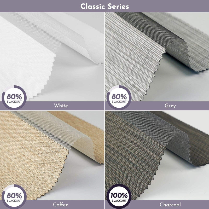 Graywind Horizontal Day Night Blinds Fabric Samples