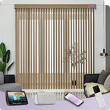 Graywind Electric Vertical Blinds | Blackout Series | Customizable
