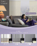 Graywind Electric Vertical Blinds | Light Filtering Textured Series