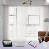 Graywind Electric Vertical Blinds | Light Filtering Textured Series