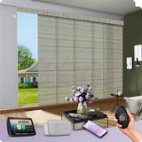 Graywind Electric Light Filtering Panel Blinds | Natural Series | Custom Width to 177"