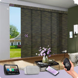 Graywind Electric Light Filtering Panel Blinds | Natural Series | Custom Width to 177"