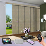 Graywind Electric Light Filtering Panel Blinds | Natural Series | Custom Width to 177"