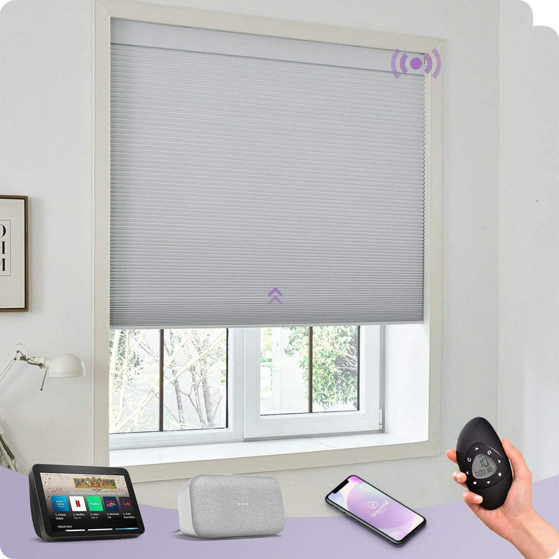 Graywind Electric Zigbee Pleated Blinds | Blackout Series