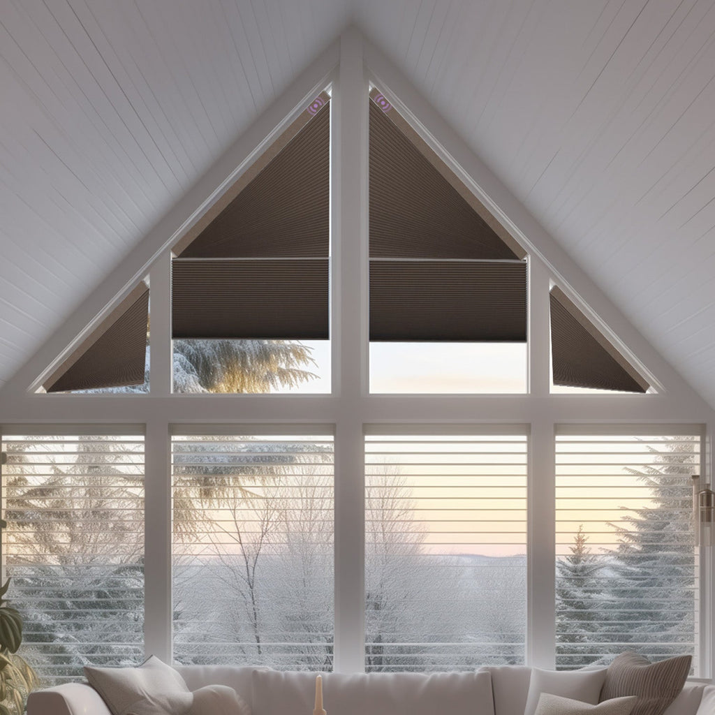 Arch & Angled Cellular Shades – Graywind-UK