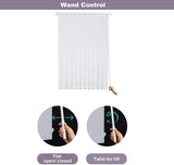 Graywind Manual Vertical Blinds | Light Filtering Textured Series