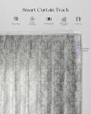 Graywind Rechargeable Smart Curtain | Light Filtering- Designed Series | 40"-220"W